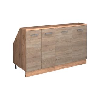 Vicco Conjunto De Armarios Para Techo Inclinado Rion, Sonoma, 140 Cm Lote De 2 Carcasas De Armario 60 Cm De Profundidad, Vicco