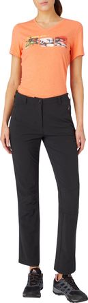 McKinley Outdoorhose MCKINLEY Da.-Abzipphose Mandorak II W, Damen, Gr. 50, N-Gr, schwarz (schwarz night), Web, Obermaterial: 90% Polyamid, 10% Elasthan, unifar