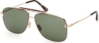 Tom Ford FT1017 28N Shiny Rose Gold/Green