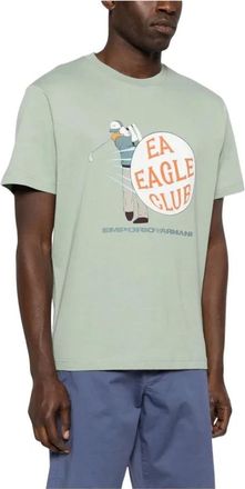 Emporio Armani Heren, Tops, Groen, Maat: M