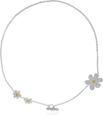 Marni Rhinestone Daisy Ketting - Dames - Kettingen - Grijs - ONE Size - Accessoires