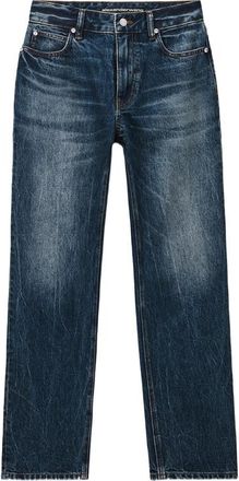Alexander Wang High-rise Taper Jean W/ Crystal Stud