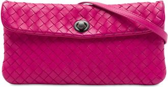 Bottega Veneta Pre-owned Bottega Veneta Mini Nappa Intrecciato Turn Lock Crossbody Ladies EU1MKN7YDRHZXZ0Z
