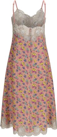 Dolce & Gabbana Womens Floral Slip Dress Fiorellini F.rosa