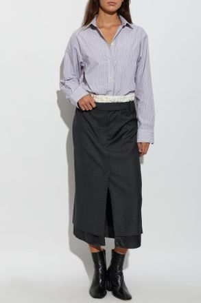 R&oacute;he Shirt With Pocket, Womens, Grey