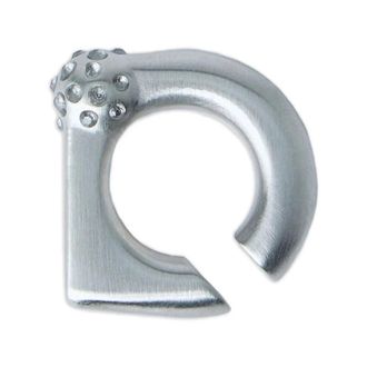 Rick Owens Orb Oor Cirkel - Dames - Oorbellen - Grijs - ONE Size - Accessoires