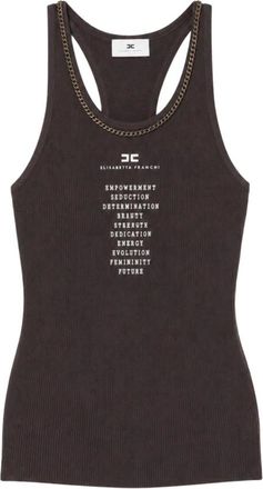 Elisabetta Franchi Donna, Top, Marrone, M, new
