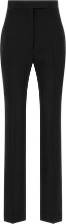 Tom Ford Black Straight Flat Front Pants