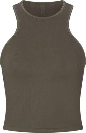 Nike (WMNS) Nike x SKIMS Ribbed Seamless Racer Front Tank Dusty Oakmoss TPTNK11000W-DOD