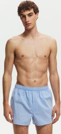 H&M 4-pack woven boxer shorts in Red/plaid at Nordstrom, Size X-Small