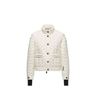 Moncler Moncler Anaga Insulated Ski Jacket, Women, White, Size: 0