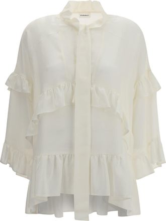 Parosh Ruffle Blouse