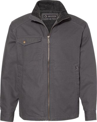 DRI Duck Endeavor Canyon Cloth Canvas Jacket with Sherpa Lining