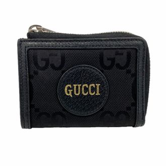 Gucci Black Canvas Wallet (Bi-Fold) (Pre-Owned)