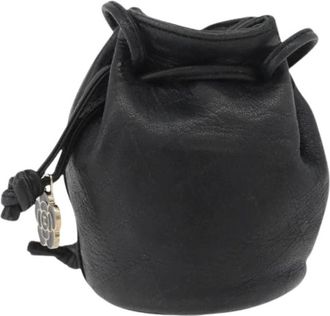 Chanel Pre-owned Mini Bags, female, Black, Size: ONE SIZE Pre-owned Camellia clutch bag