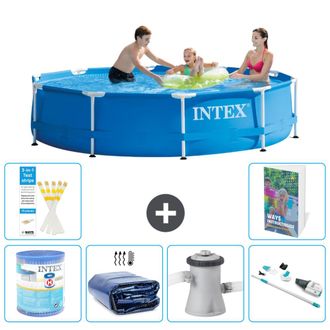Intex Piscina Con Estructura Redonda - 305x76 Cm - 7-piezas S27
