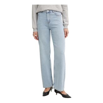 Trussardi Jeans, Dames, Blauw, W28, Katoen, Straight Jeans