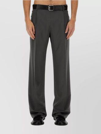 Moschino virgin wool straight-leg trousers