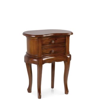 Moycor Mesita de noche de madera marr&oacute;n anch. 50 cm