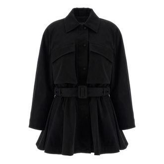 Giovanni Bedin Short Dresses, female, Black, 2XS, Belted Dress