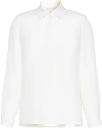 Max Mara Geranio Shirt - female - Max Mara - Shirts - White - 2XS - Blouses & Shirts
