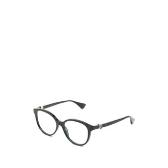 Cartier Oval Optical Frame - female - Cartier - Glasses - Black - 53 MM - Accessories