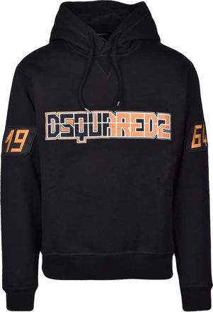Dsquared2 Cotton Hoodie - Black