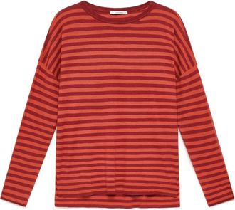 Maliparmi Soft Touch Knit - Dames - Ronde hals truien - Oranje - L - Wol - Truien & Vesten