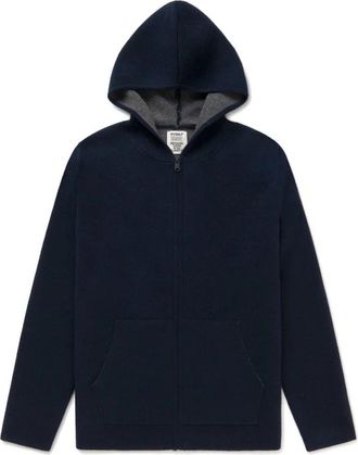 Ecoalf Round-neck Truien - Heren - Vesten met rits - Blauw - XL - Hoodies & sweatvesten