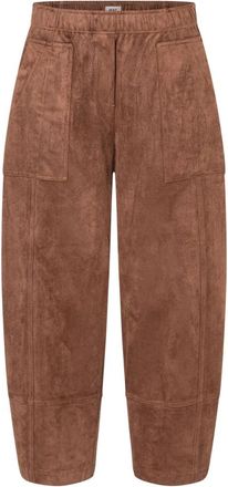 M.A.C Tilda Wide Broeken - Dames - Broeken - Bruin - 2XS - Polyester - Broeken