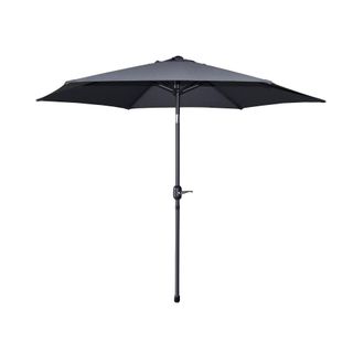ED&Egrave;N JARD&Iacute; Parasol Hexagonal 270 cm Aluminio y Tela Antracita 180g