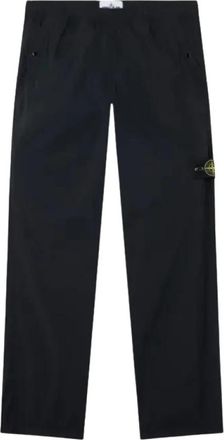 Stone Island Rechte broek - Heren - Straight fit broeken - Zwart - W31 - Nylon - Broeken