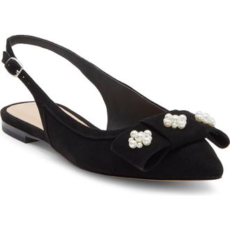 Stuart Weitzman Julietta Slingback Mule in Black at Nordstrom Rack, Size 10.5