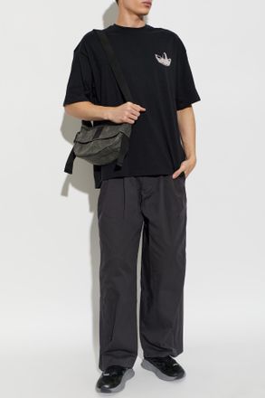 adidas Pleated Trousers, Mens, Grey