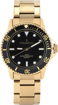 Peugeot Sport Bezel Big Face Bracelet Watch - 40MM in Black at Nordstrom