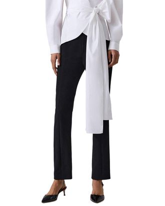 Carolina Herrera Slim Leg Wool-Blend Pant