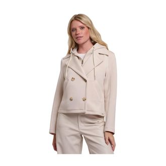 Rino&Pelle Dames, Jassen, Beige, Maat: 2XS Leer