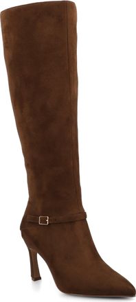 Journee Collection Womens Elara Medium and Wide Width Knee High Dress Boots