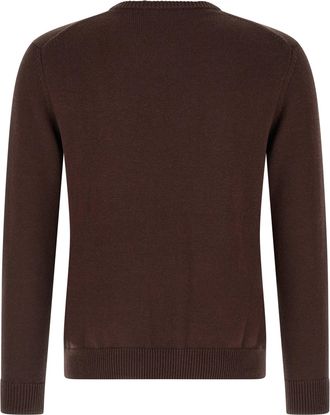 Ballantyne Argyle Jacquard Sweater - Brown