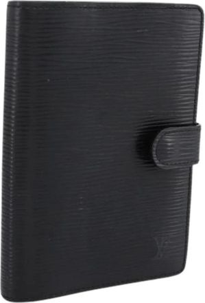Louis Vuitton Pre-owned Day Planner Cover - Dames - Vintage Accessoires - Zwart - ONE Size - Leer - Vintage