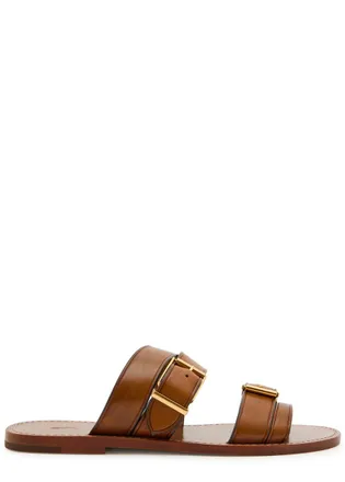 Polo Ralph Lauren Buckle Leather Sandals - Brown - 35 (UK2 / Xxxs)