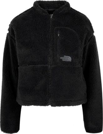 The North Face Zwarte Teddy Fleece Jas - Dames - Fleece jassen - Zwart - M - Fitness