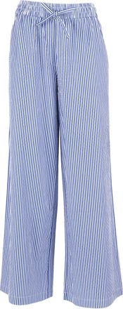 P.A.R.O.S.H. Wide Leg Vertical Stripe Straight-Leg Pants