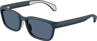 Moncler ME8002 SLICKA 500880 Mens Sunglasses Blue Size 55