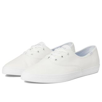 Keds Champion Point Low Sneakers Womens White Canvas Casual Shoes RHS8407