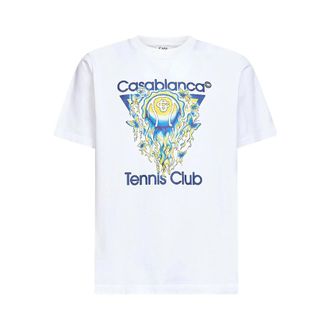 Casablanca Tennis Club Icon Graphic-print T-shirt