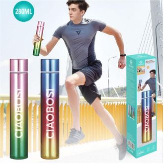 Trade Shop Trade Shop - Bottiglia Borraccia Termica Acciaio Thermos 280ml Porta Vivande Colorato Tx-8260