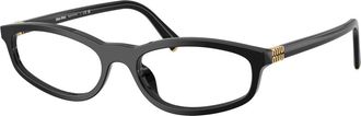 Miu Miu Glasses, unisex, Black, Size: 54 MM Optical Frame