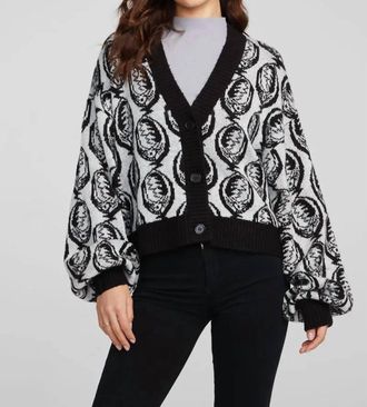 Chaser Grateful Dead Cardigan In Bright White
