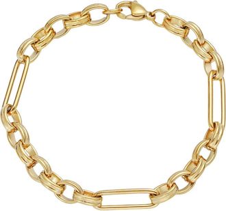 Adornia Tarnish Resistant 18K Gold Plated Chain Bracelet at Nordstrom Rack